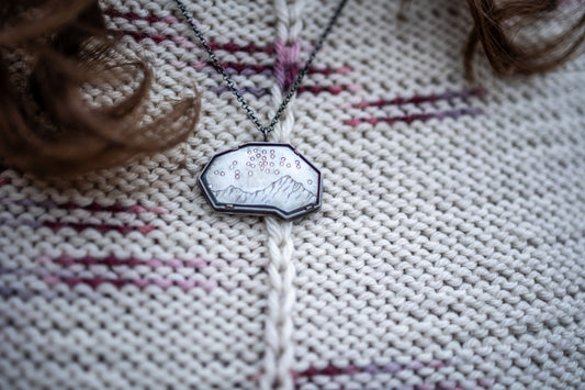 Starfield & Mountain Necklace